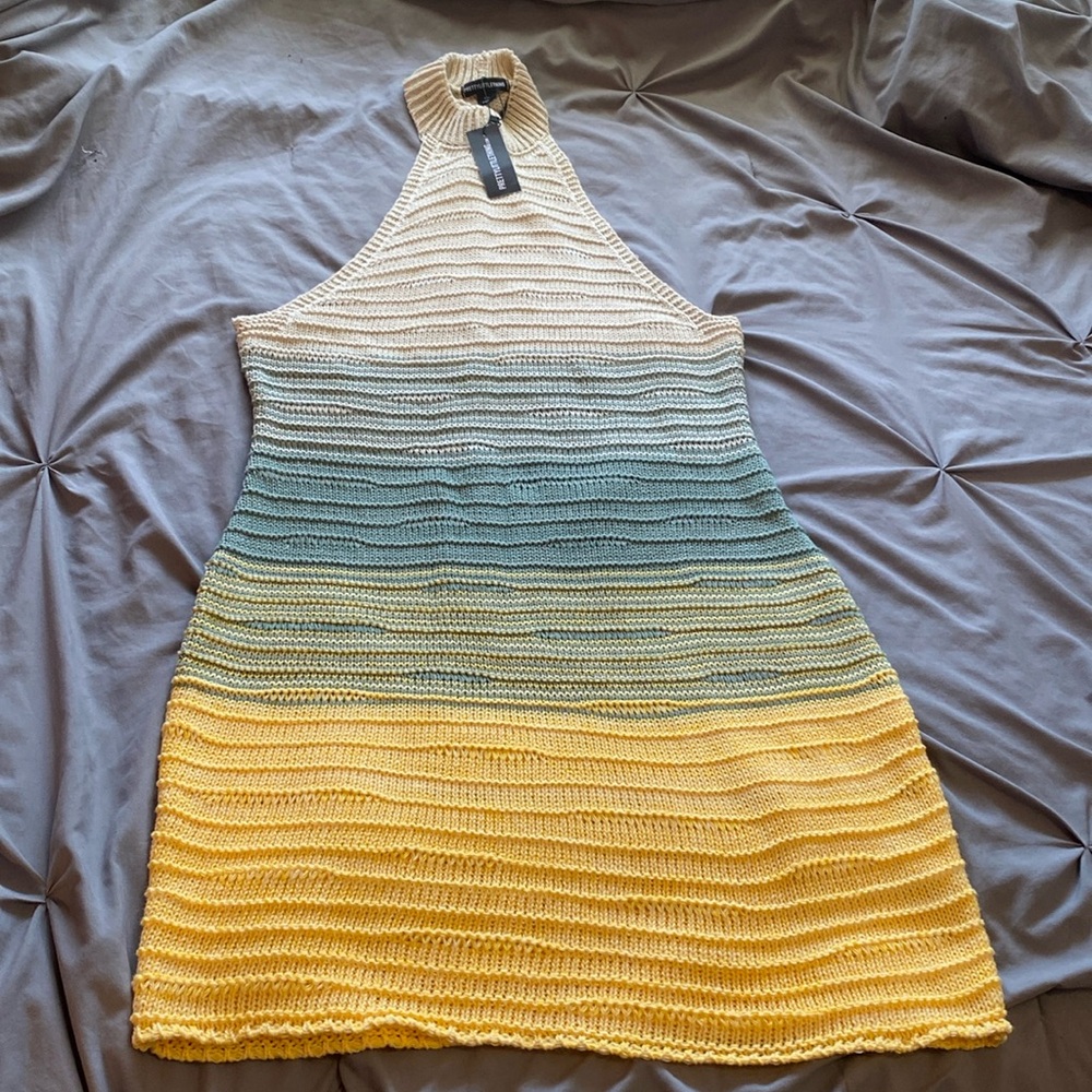 Knotted racer bodycon
